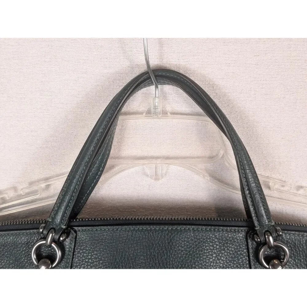 Coach Kacey Satchel Crossbody/Shoulder Bag Green Pebble Leather No. H2132-C6229